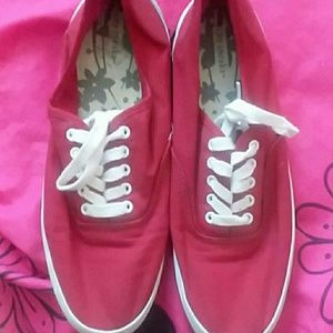 Red W/White Sneakers